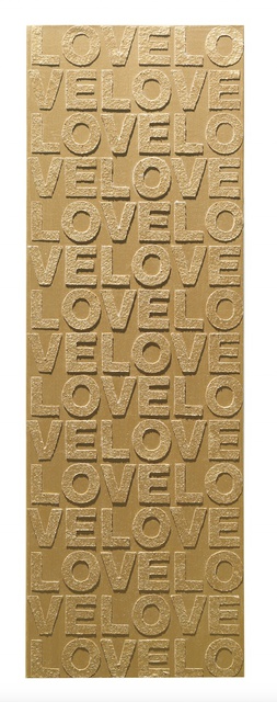 I Love Narrow Gold of Love》, Acrylic on canvas, 30x90cm, 2012